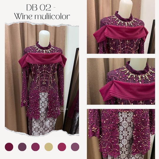 DB 02 Wine Multicolor